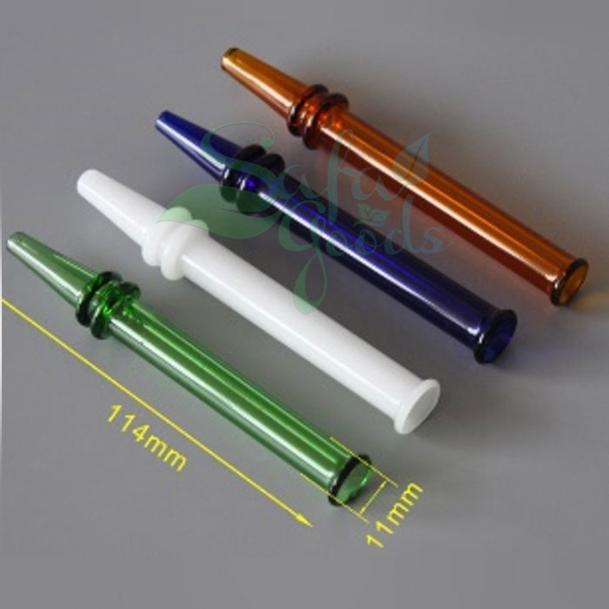 4.5 Inch Glass Dab Straws 11mm